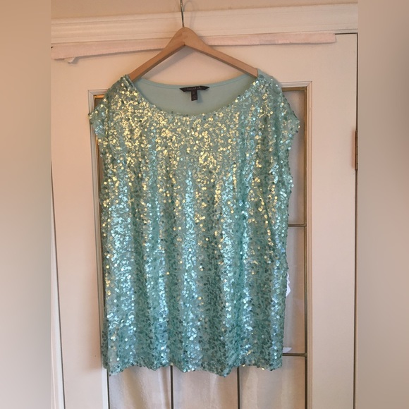 long tall sally Tops - Sz XL sequin tank